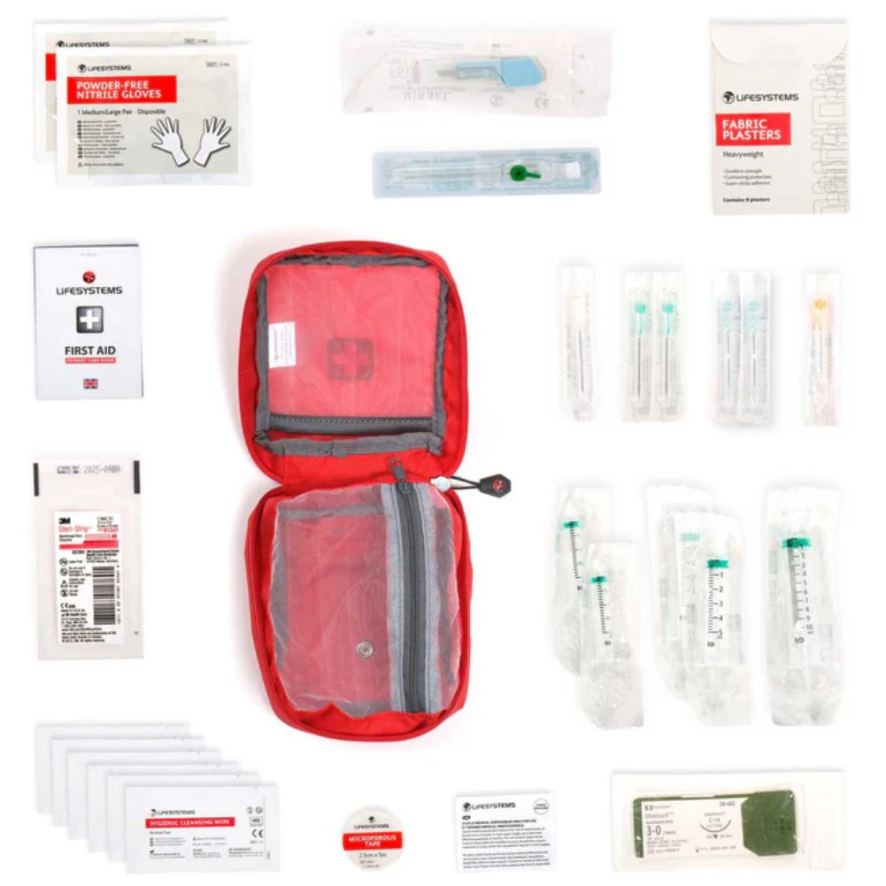 Lifesystems Sterile First Aid Kit layout