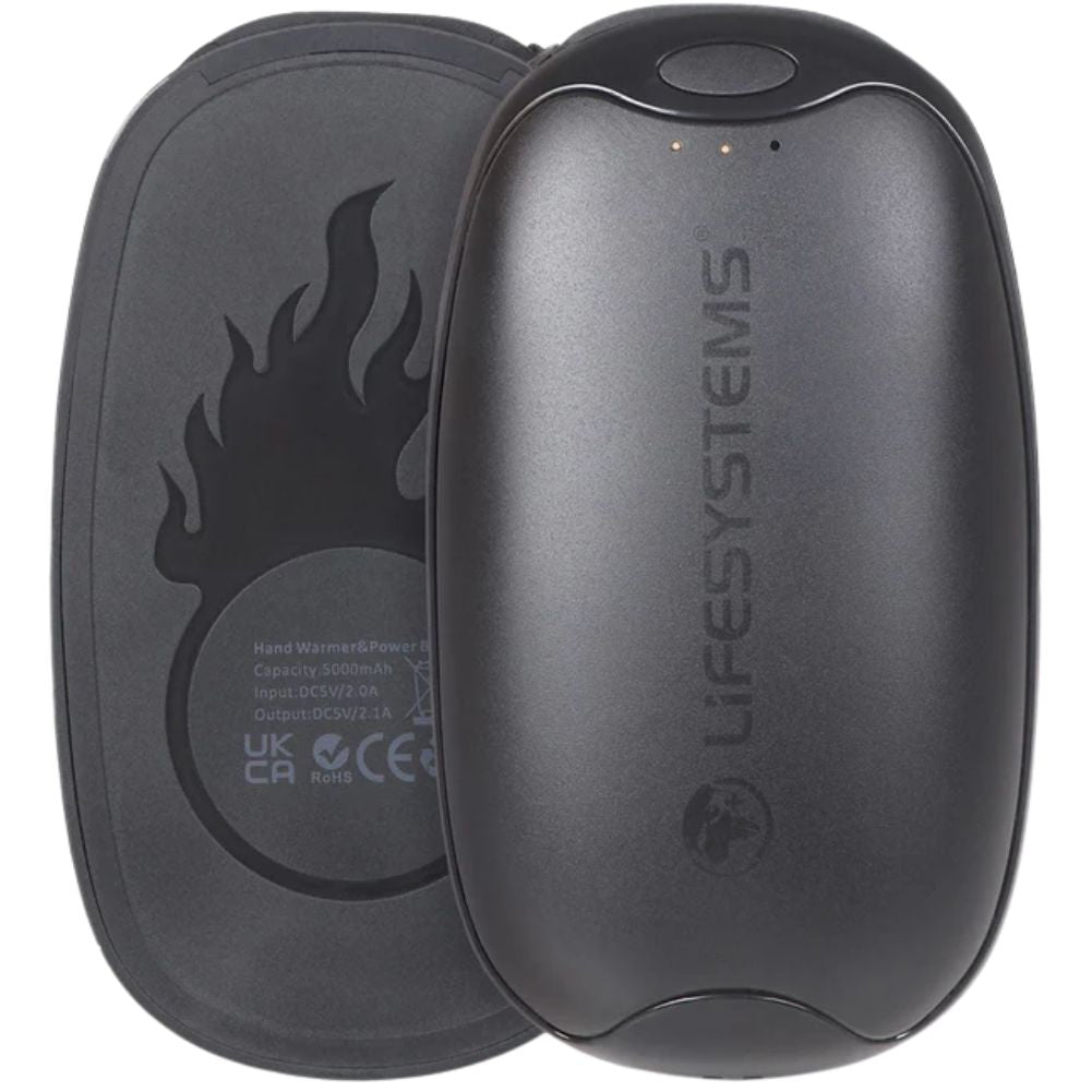 Lifesystems Dual-Palm Rechargeable Hand Warmers frotback