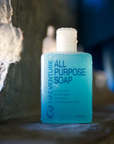 Lifeventure All Purpose Soap - 100ml being used