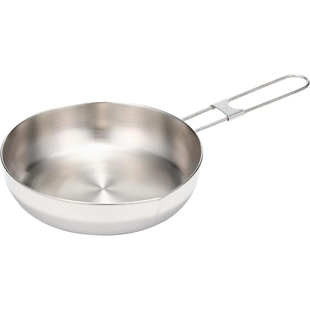 MSR Alpine Stainless Steel Camping Fry Pan top angle