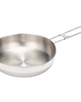 MSR Alpine Stainless Steel Camping Fry Pan top angle