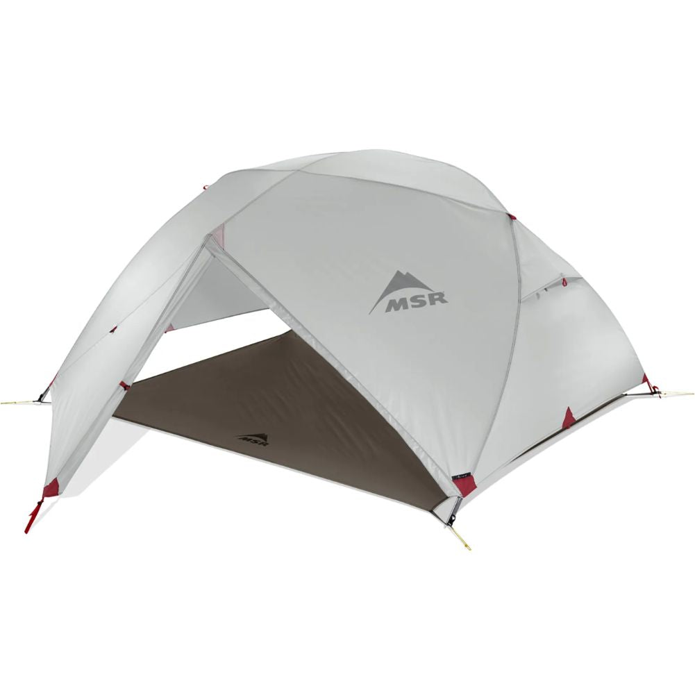 MSR Elixir 3 Tent - 3 Person Backpacking Tent (White) outer angle