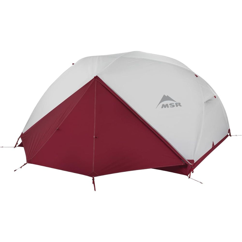 MSR Elixir 3 Tent - 3 Person Backpacking Tent (White) closed