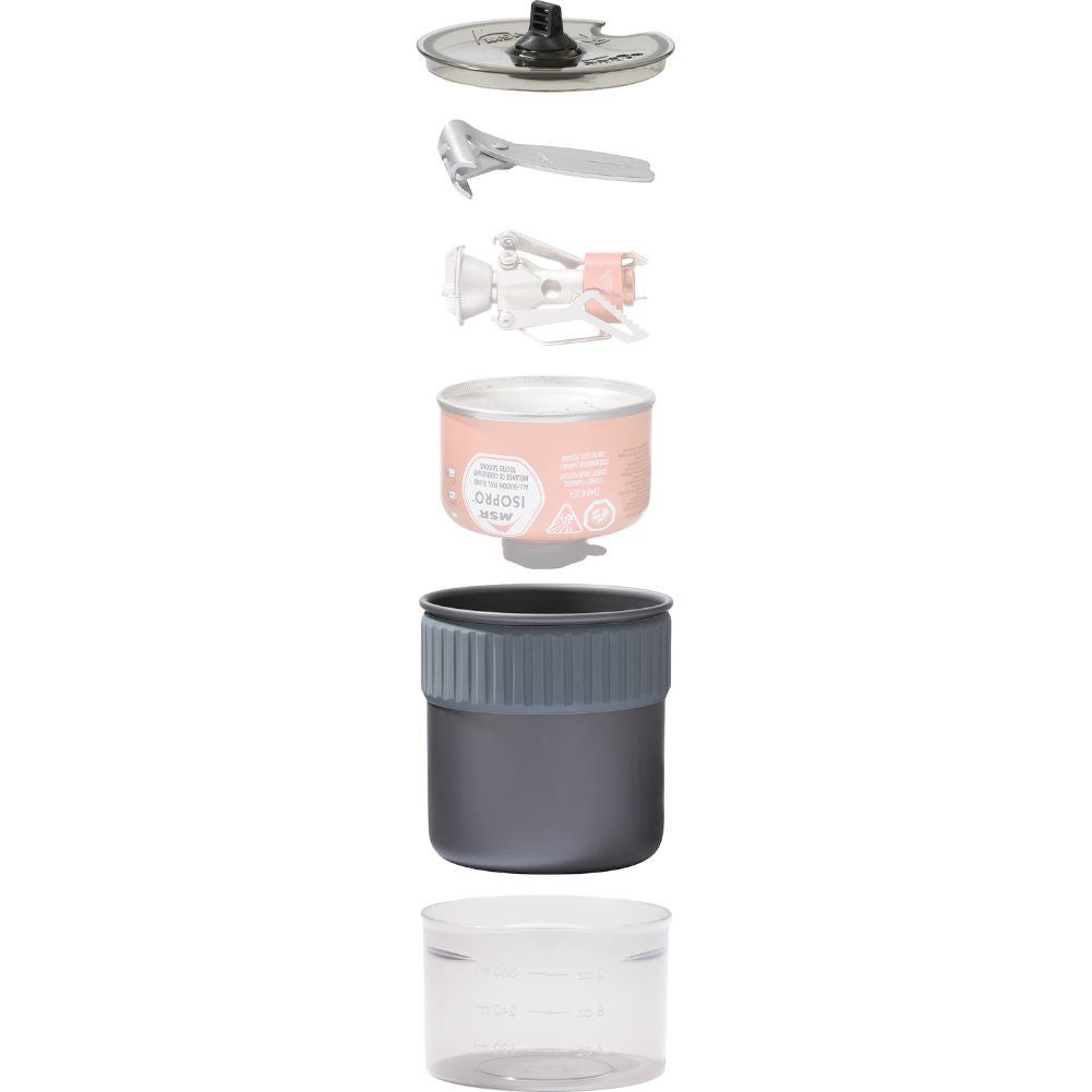 MSR Trail Mini Solo Cook Set stack