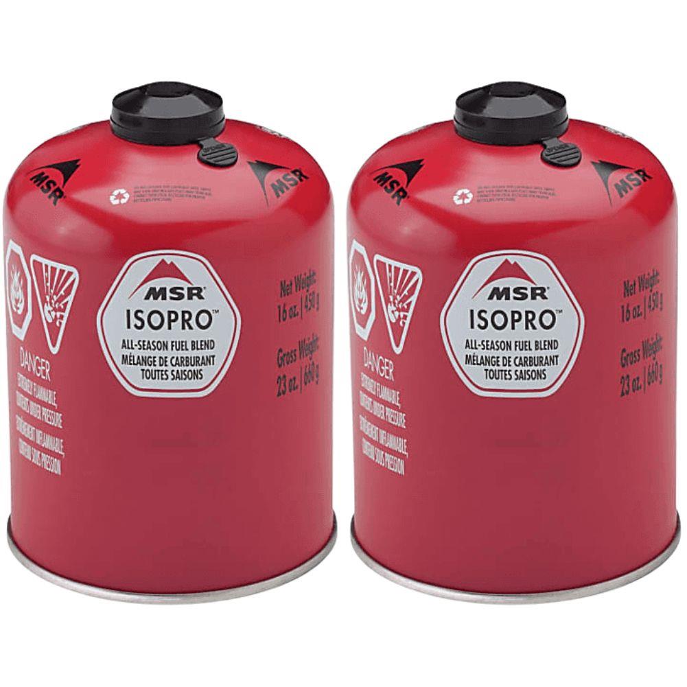 MSR IsoPro Fuel Gas Cartridge 450g (2 Pack)