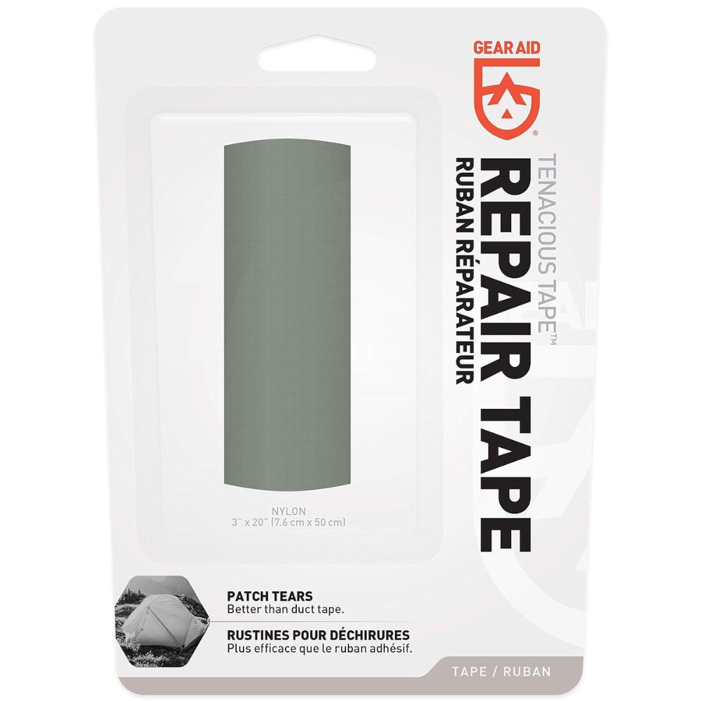 Gear Aid (McNett) Tenacious Tape Ripstop - 7.6cm x 50cm (Sage Green) package