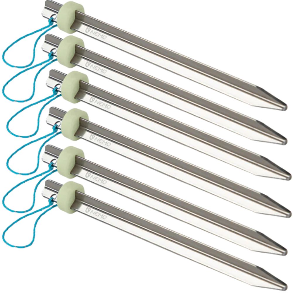 Nemo Equipment Sweepstake Lightweight Tent Stakes (Pack Of 6)