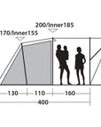 Outwell Tent Sky 4 - 4 Man Tunnel Tent