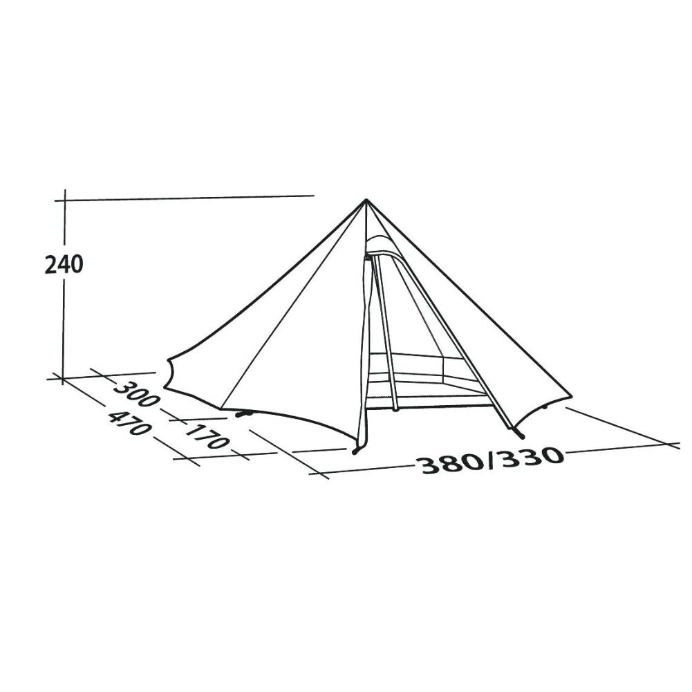 Robens Fairbanks Grande - 7 Man Tent measurement