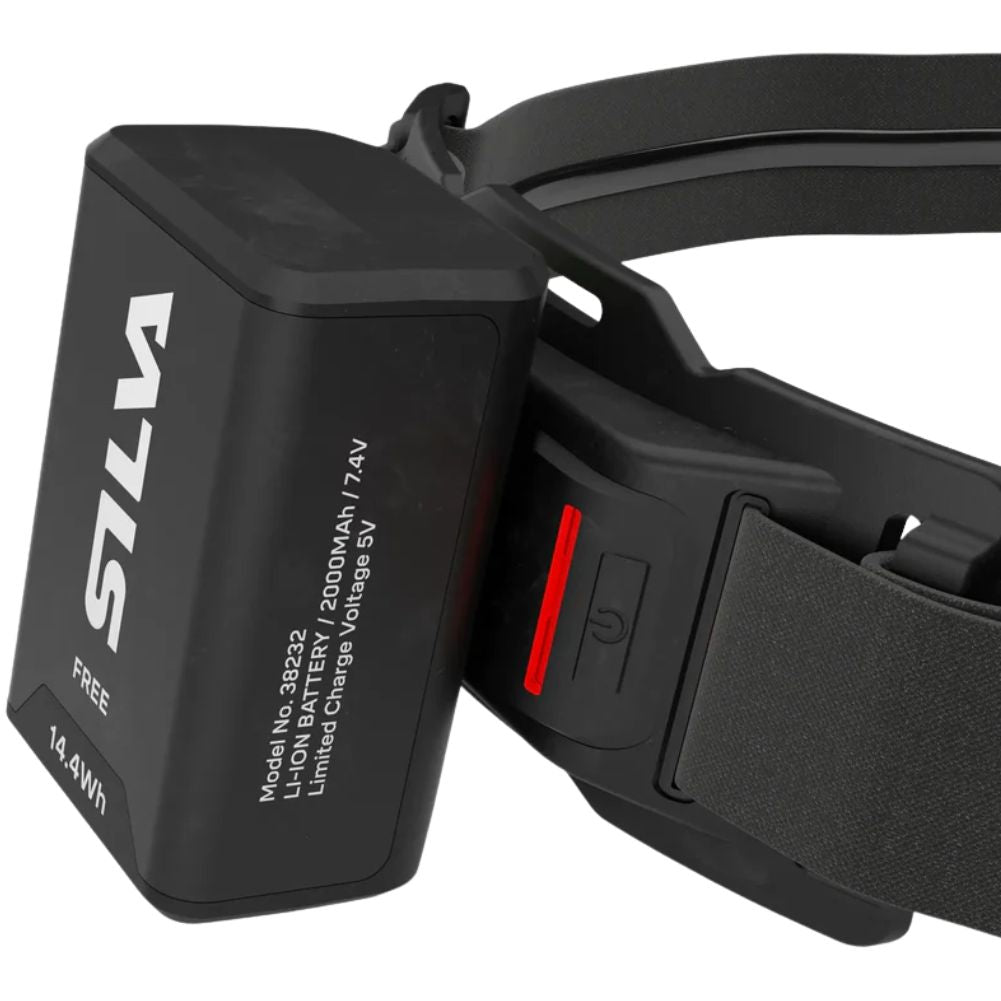 Silva Free 1200 XS Head Torch battery atatched