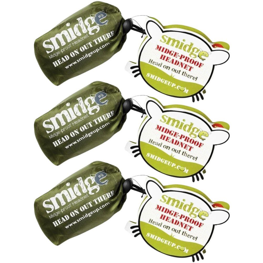 Smidge Midge and Insect-Proof Head Net (3 Pack)