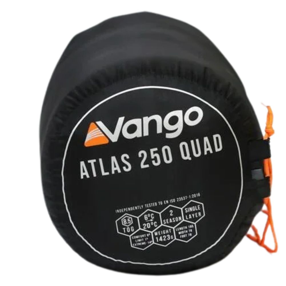 Vango Atlas 250 Quad Sleeping Bag (Black)