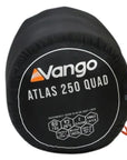 Vango Atlas 250 Quad Sleeping Bag (Black)