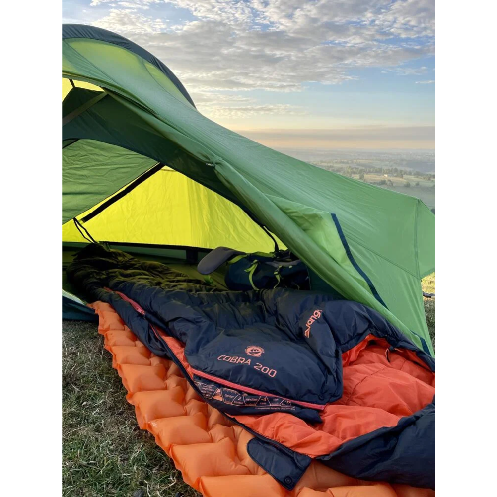 Vango Cobra 200 Down Sleeping Bag being used