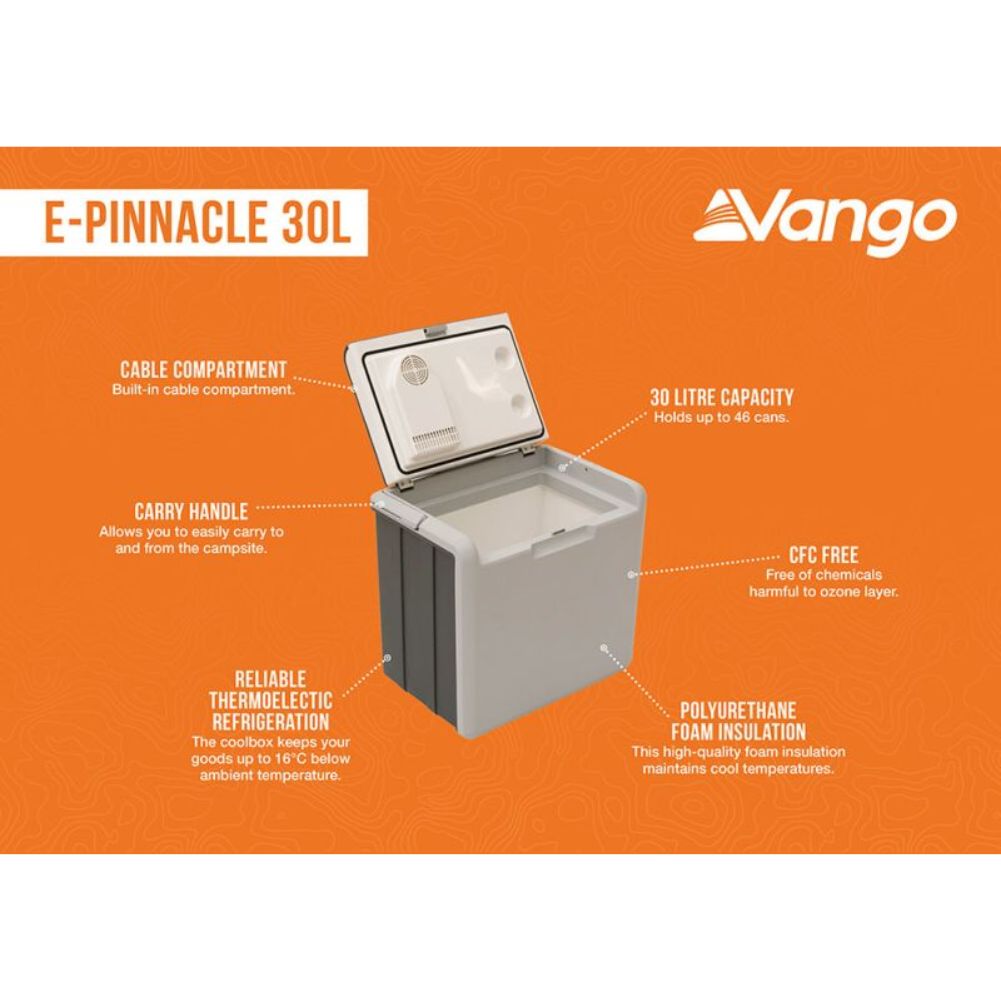 Vango E-Pinnacle 30L Coolbox info