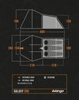 Vango Galaxy 300 Eco Tent - 3 Man Tent