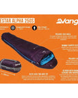 Vango Nitestar Alpha 250S (Short) Trekking Sleeping Bag