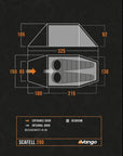 Vango Scafell 200 Tent - 2 Man Trekking Tent