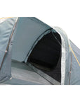 Vango Skye 400 Tent - 4 Man Tent (Deep Blue) - Bedroom Door Open