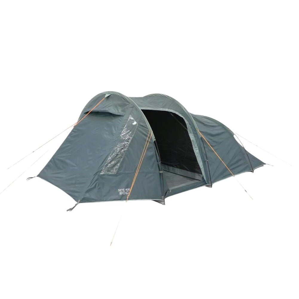 Vango Skye 400 Tent - 4 Man Tent (Deep Blue)- Main Door Open