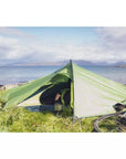 Vango Apex Compact 200 Tent - 2 Man Lightweight Tent (Pamir Green) - Pitched View