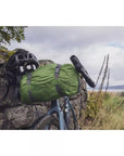Vango Apex Compact 200 Tent - 2 Man Lightweight Tent (Pamir Green) - On Bike View