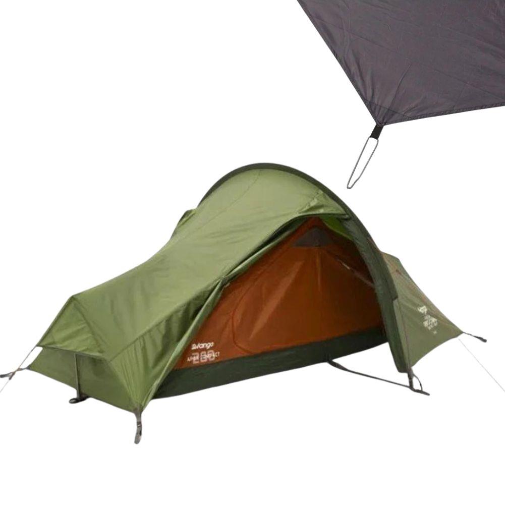 Vango Apex Compact 200 Tent + Vango Apex Compact 200 Groundsheet Protector