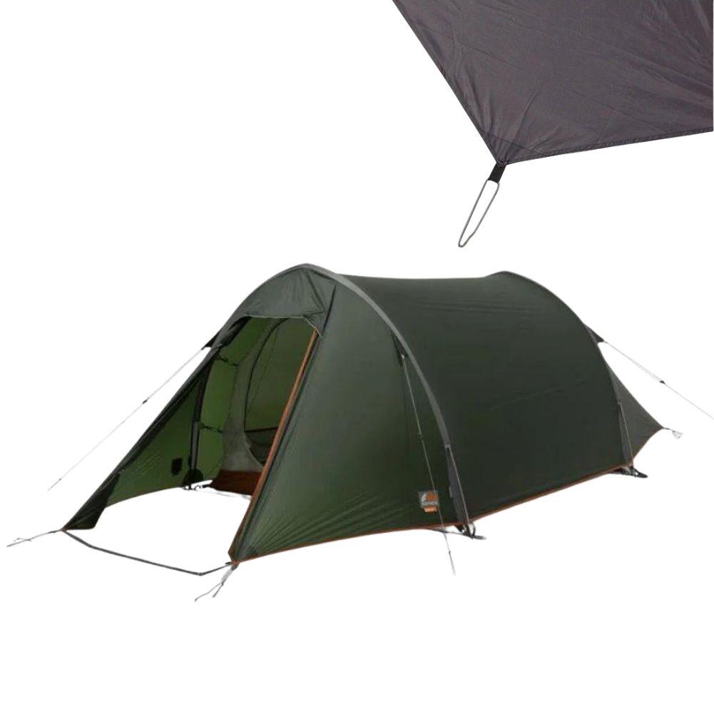 Vango F10 Xenon UL 2 Tent + Force Ten (F10) Xenon UL 2 Groundsheet Protector - GP515