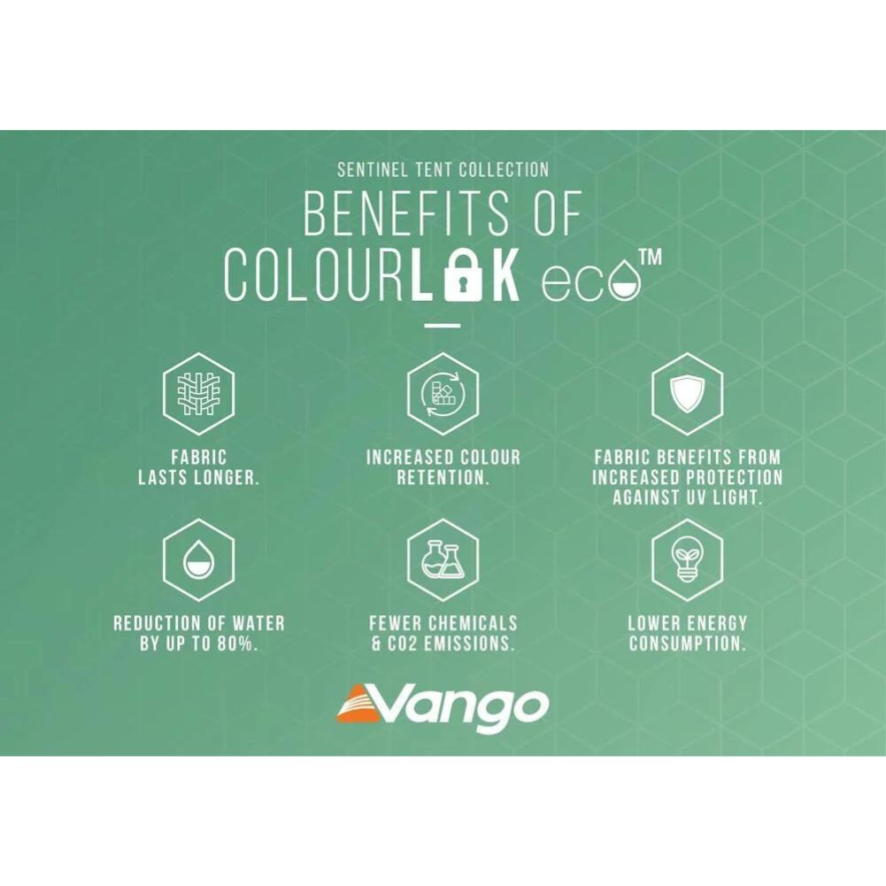 Vango Harris 500 Tent  - 5 Person Family Poled Tent - Eco 