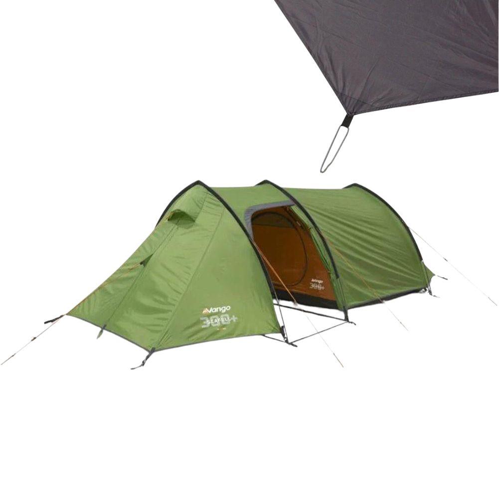 Vango Scafell 300+ (Plus) Tent + Vango Scafell 300+ Tent Groundsheet Protector - GP529