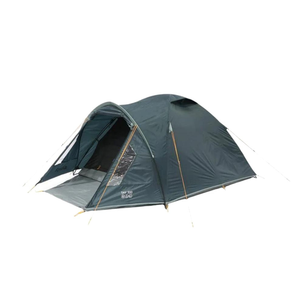 Vango Tay 300 Tent - 3 Man Tent (Deep Blue) - Door Open 