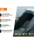 Vango Tay 300 Tent - 3 Man Tent (Deep Blue) - Internal Features