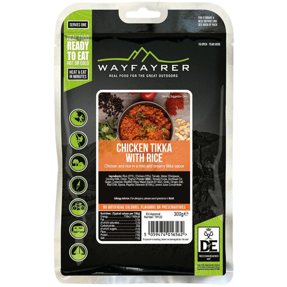 Wayfayrer Chicken Tikka And Rice - Outdoor Camping Ready to Eat Meal Pouch