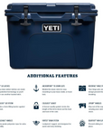 Yeti Tundra 35 Cool Box (Navy)