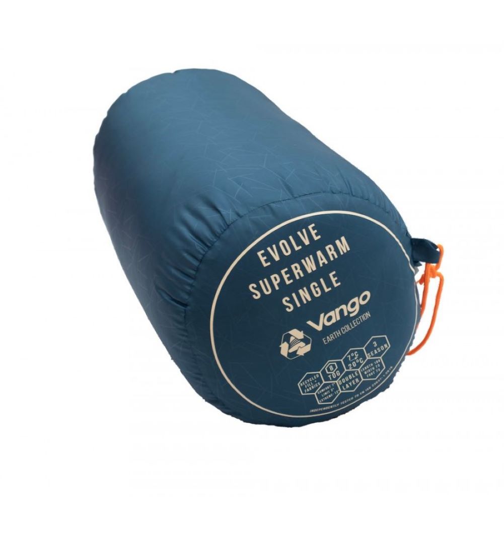 Vango Evolve Superwarm Single Sleeping Bag packed