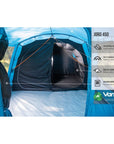 Vango Joro 450 Tent - 4 Man Family Poled Tunnel Tent