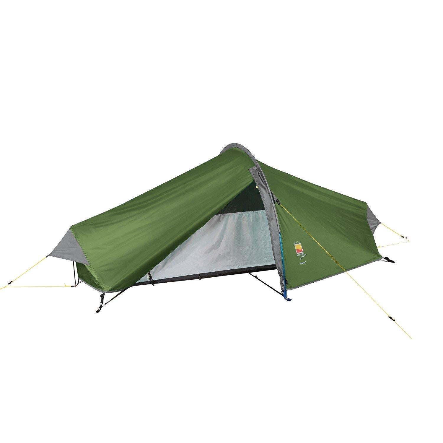 Wild Country Zephyros Compact 1 V3 Tent - 1 Man Tent (Cactus Green)