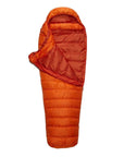 Rab Ascent 300 Down Sleeping Bag - Left Zip (Atomic Orange)