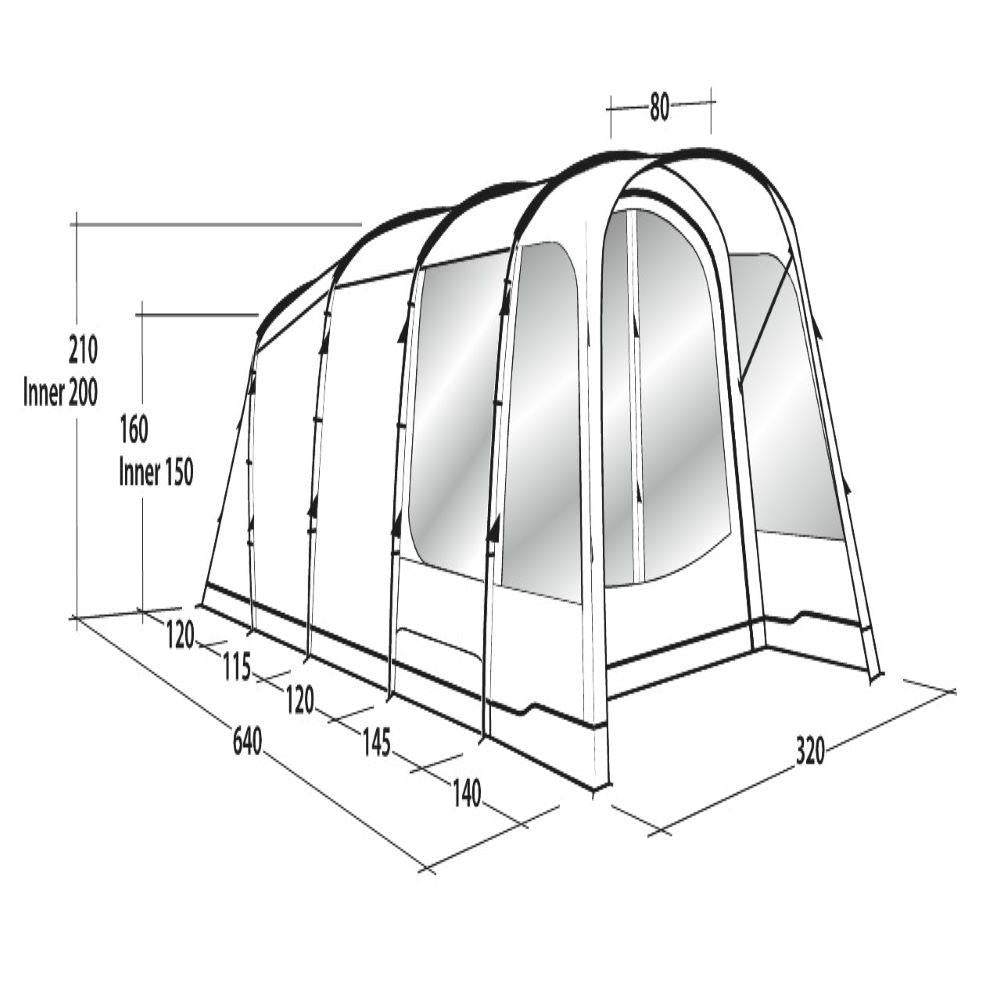 Outwell Greenwood 5 Tent  - 5 Man Tent (2022)