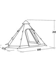 Easy Camp Bolide 400 Tipi Style 4 Man Tent