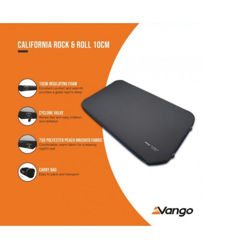 Vango California Rock &amp; Roll Double 10cm Sleeping Mat