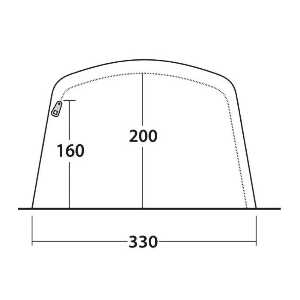 Outwell Avondale 5PA Air Inflatable Tent (2022)