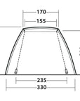 Outwell Woodcrest Awning Package - Awning, Carpet &amp; Footprint Package