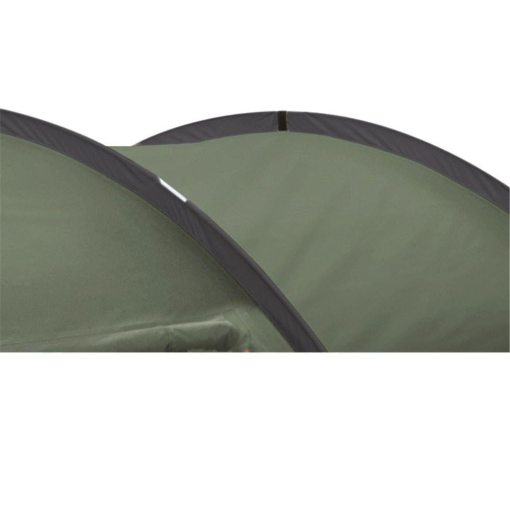 Easy Camp Galaxy 400 Tent - 4 Man Tunnel Tent 2023 (Rustic Green)