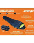 Vango Nitestar Alpha 250 Trekking Sleeping Bag (Classic Blue)
