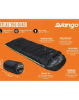 Vango Atlas 350 Quad Sleeping Bag info