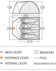 Vango Alpha 400 - 4 Men Tent