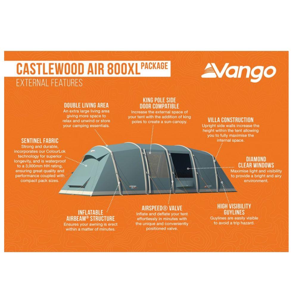 Vango Castlewood Air 800xl Package Tent
