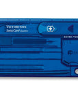Victorinox Quattro Swiss Card Blue Transparent