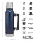 Stanley Classic Vacuum Bottle 1.4L (Nightfall)